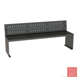 Banc urbà sèrie Kub. tot acer